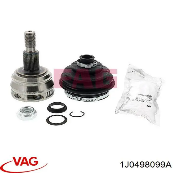 Купити 1J0498099A VAG Шарнір приводу зовнішній