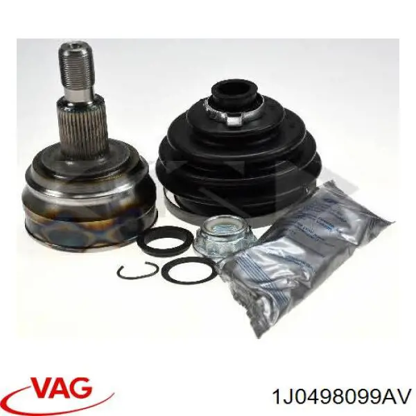 Граната колісна VAG 1J0498099AV ціна, від 27.54 USD