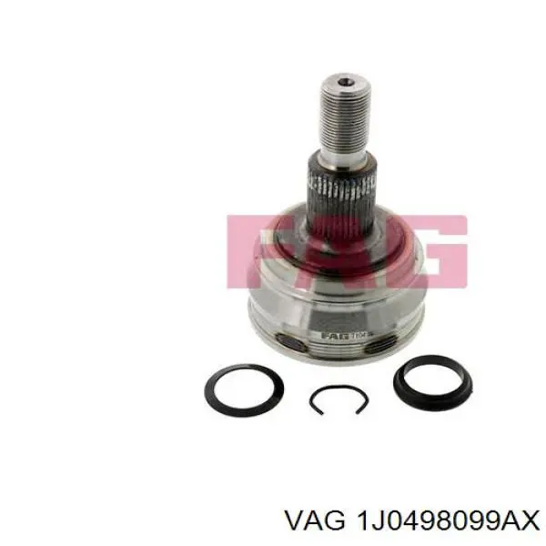Купити 1J0498099AX VAG Шарнір приводу зовнішній