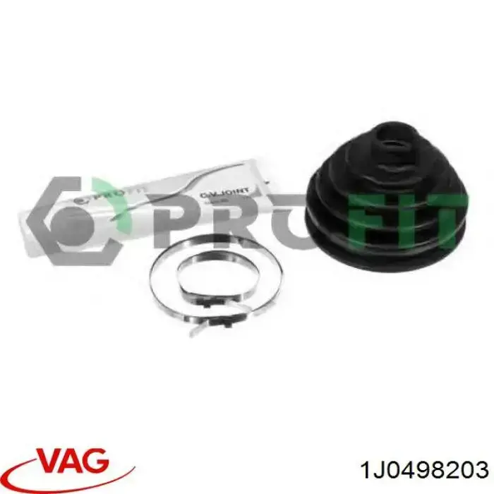 Пильник шарніра кутових швидкостей зовнішній передній VAG 1J0498203 ціна, від 8.11 USD