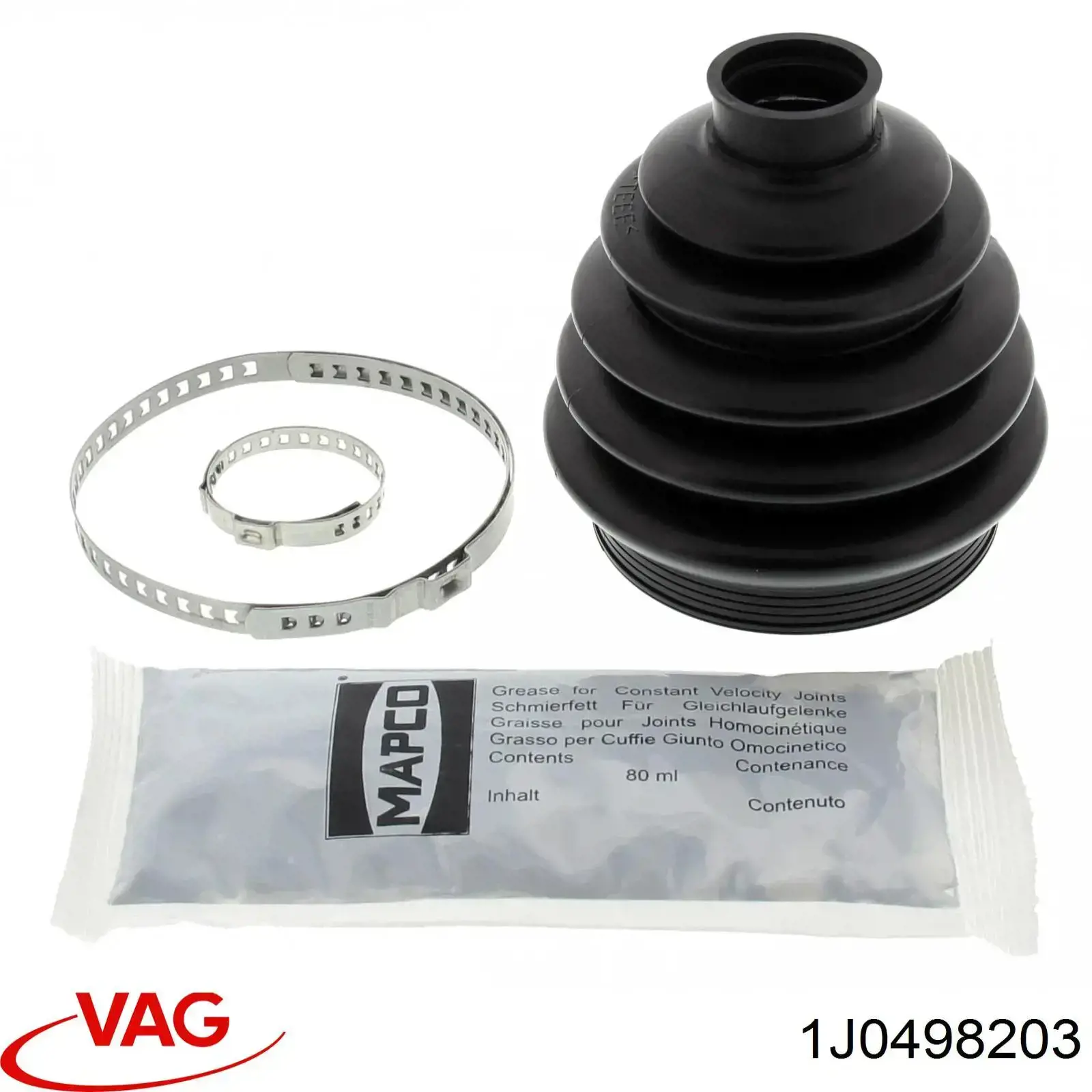 Купити 1J0498203 VAG Пильник шарніра приводу