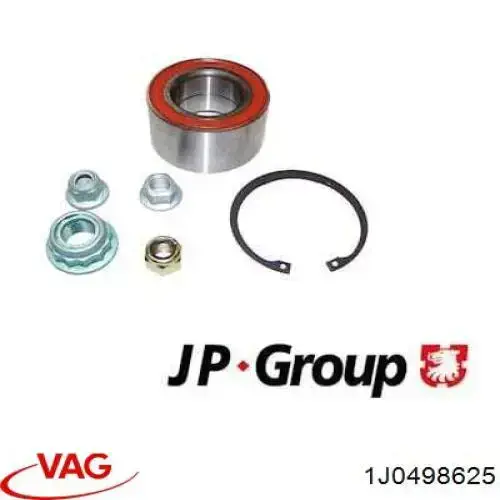 1J0498625 VAG Підшипник маточини передньої