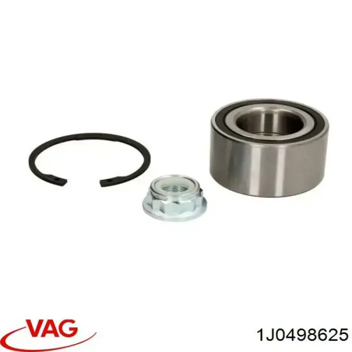 Комплект підшипник маточини передньої VAG 1J0498625 ціна, від 20.61 USD