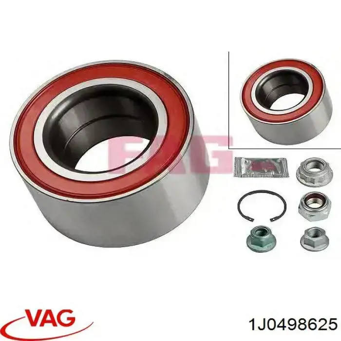 Підшипник ступиці 1J0498625 VAG