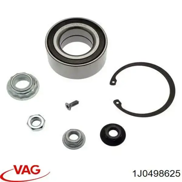 Комплект підшипник маточини передньої VAG 1J0498625 ціна, від 20.61 USD