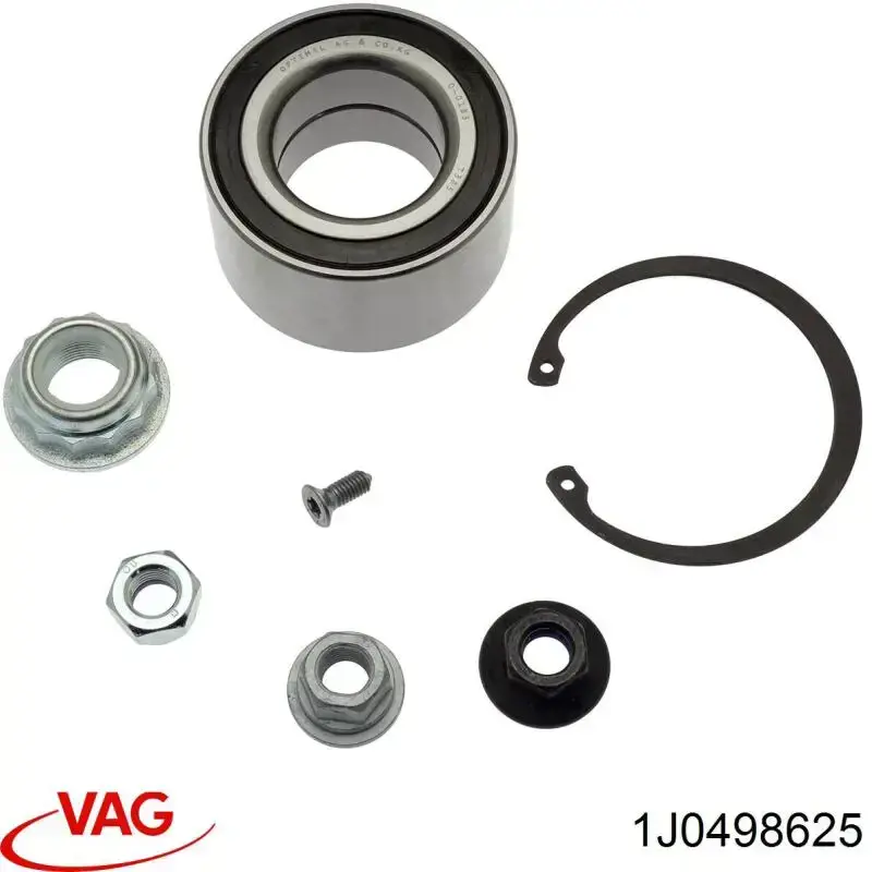 Підшипник маточини VAG 1J0498625