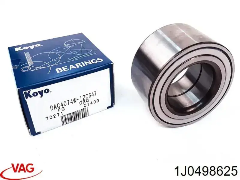 Купити 1J0498625 VAG Підшипник ступиці передньої