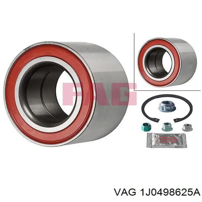 Підшипник ступиці 1J0498625A VAG