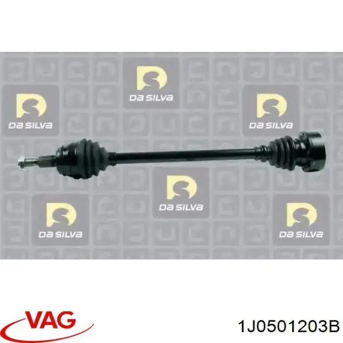 Піввісь задня, ліва VAG 1J0501203B ціна, від 73.08 USD