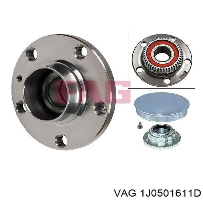 Маточина заднього колеса VAG 1J0501611D