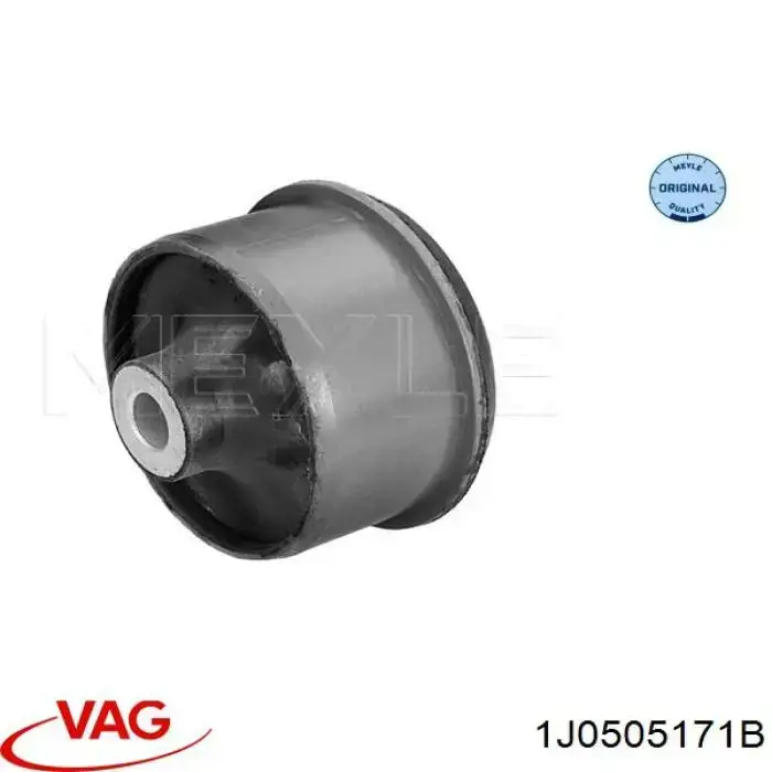 Сайлентблок заднього важеля, передній 1J0505171 VAG