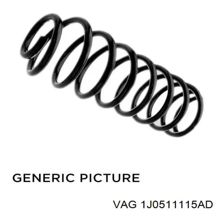 Купити 1J0511115AD VAG Задні пружини