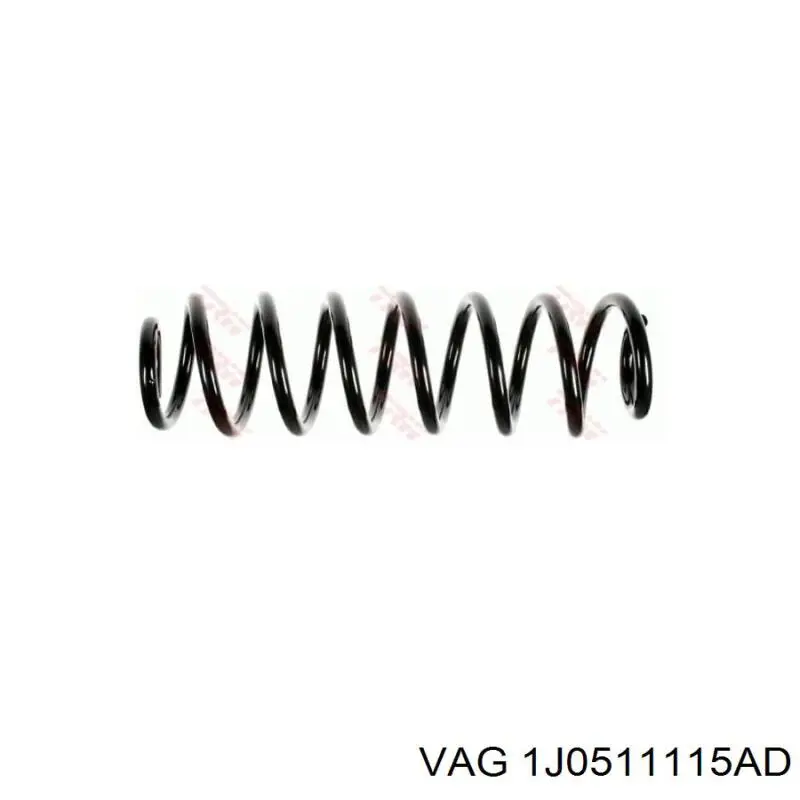 1J0511115AD VAG Пружина підвіски задня