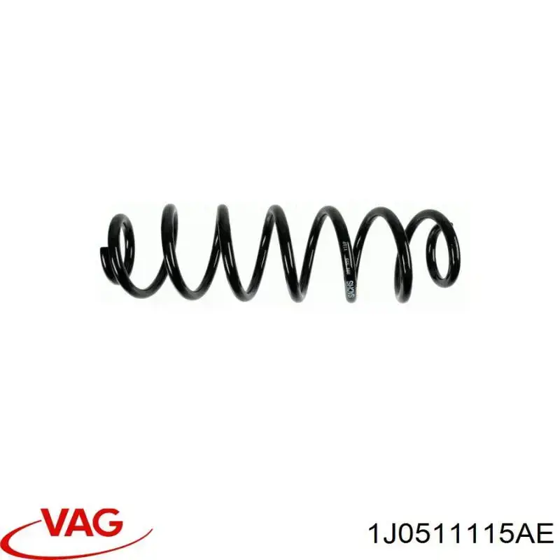 1J0511115AE VAG Пружина підвіски задня