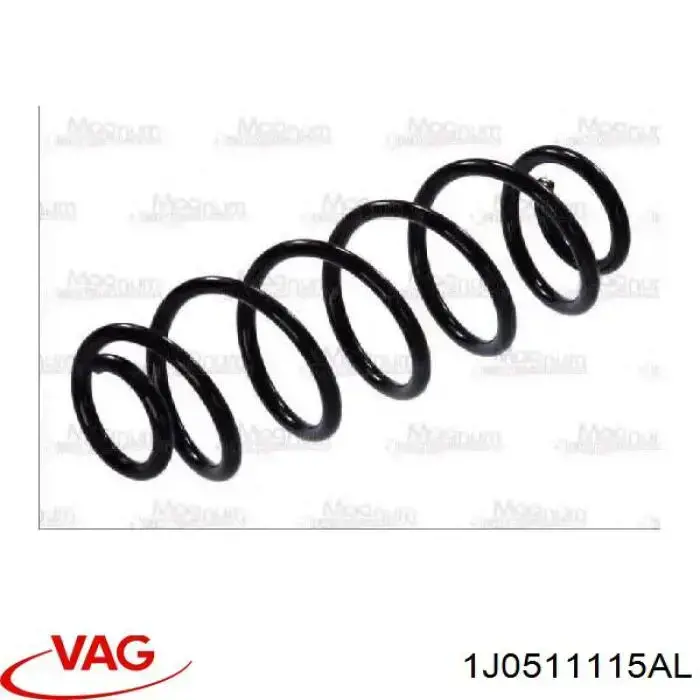Пружина задня VAG 1J0511115AL ціна, від 14.65 USD