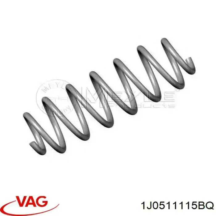 1J0511115BQ VAG Пружина підвіски задня