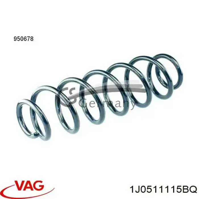 Купити 1J0511115BQ VAG Задні пружини