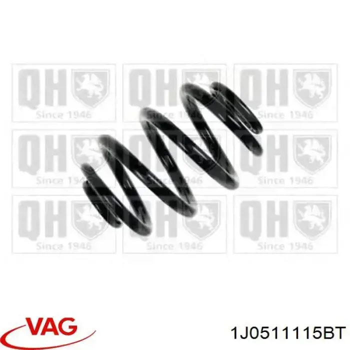 1J0511115BT VAG Пружина підвіски задня