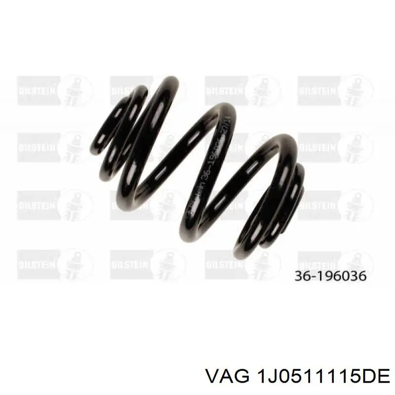 Пружина задня VAG 1J0511115DE ціна, від 34.86 USD