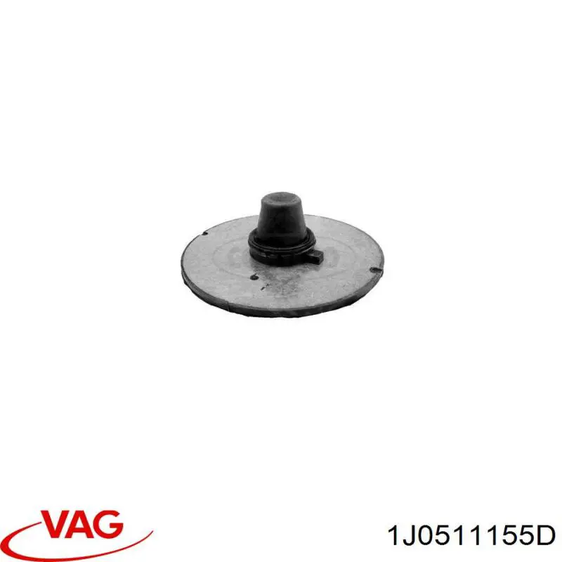 Купити 1J0511155D VAG Проставка (гумове кільце) пружини задньої, нижня