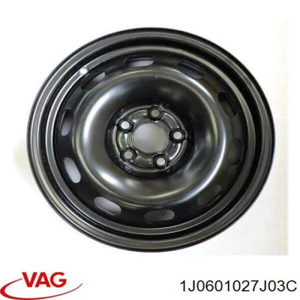 1J0601027P03C VAG диск колісний стальний (штампований)