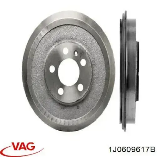 Барабан гальмівний задній VAG 1J0609617B ціна, від 36.32 USD