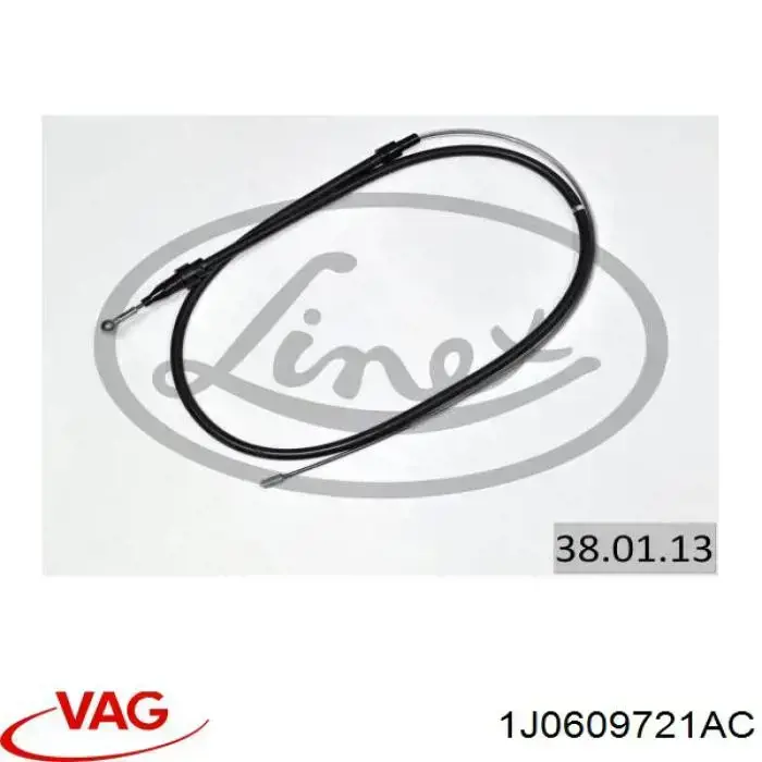 Гальмо стоянкове VAG 1J0609721AC