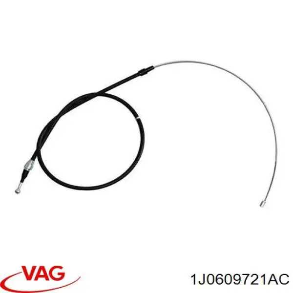 Трос ручного гальма задній, правий/лівий VAG 1J0609721AC ціна, від 7.75 USD