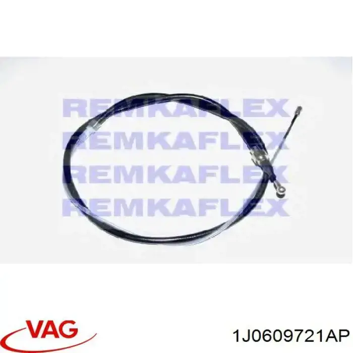 Трос ручного гальма задній, правий/лівий VAG 1J0609721AP ціна, від 7.99 USD