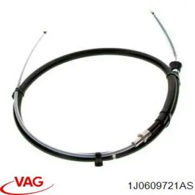 Трос ручного гальма задній, правий/лівий 1J0609721AS VAG