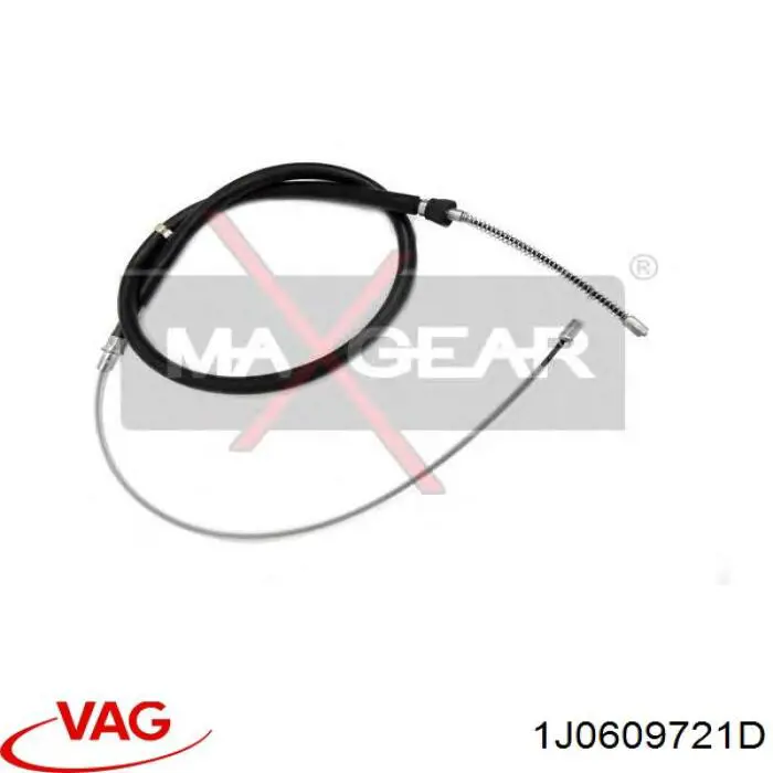 Трос ручного гальма задній, правий/лівий VAG 1J0609721D ціна, від 6.95 USD