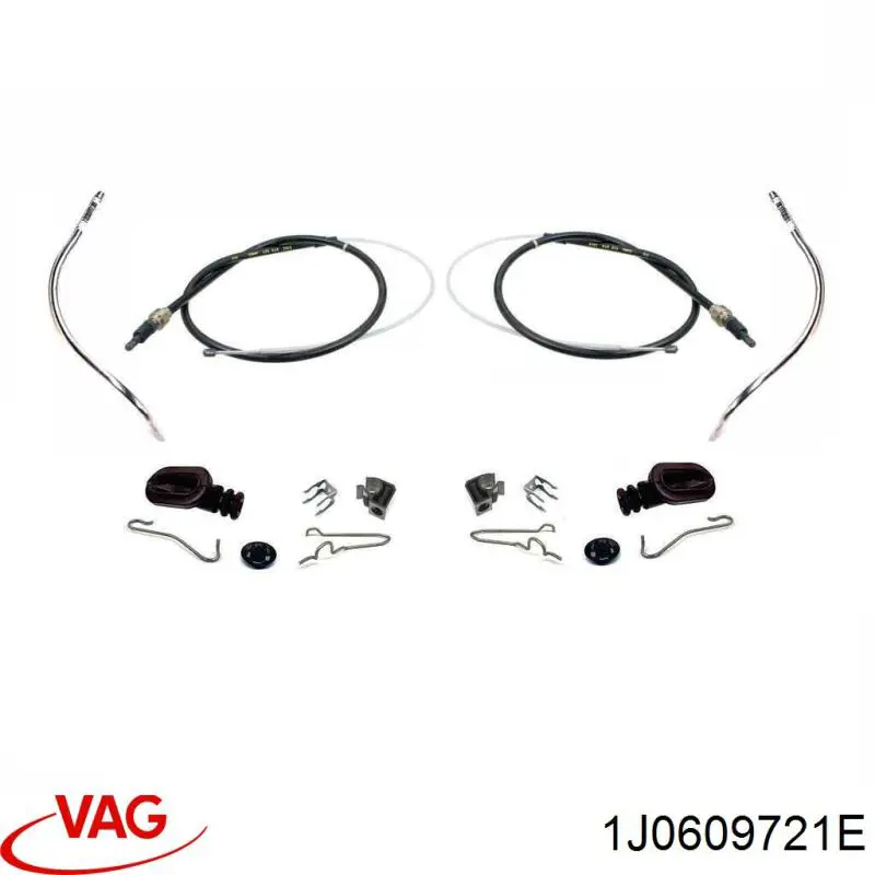 Трос ручного гальма задній, правий/лівий VAG 1J0609721E ціна, від 6.61 USD