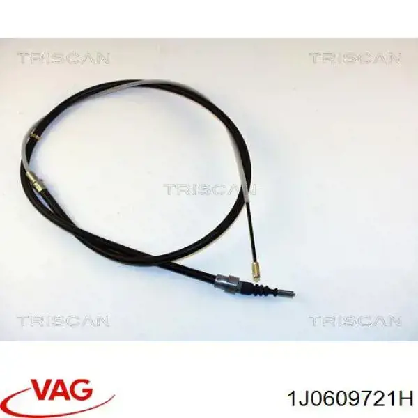Трос ручного гальма задній, правий/лівий VAG 1J0609721H ціна, від 6.57 USD