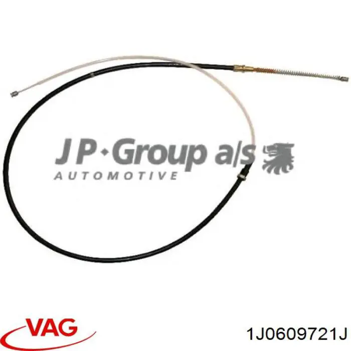 Трос ручного гальма задній, правий/лівий VAG 1J0609721J ціна, від 8.24 USD