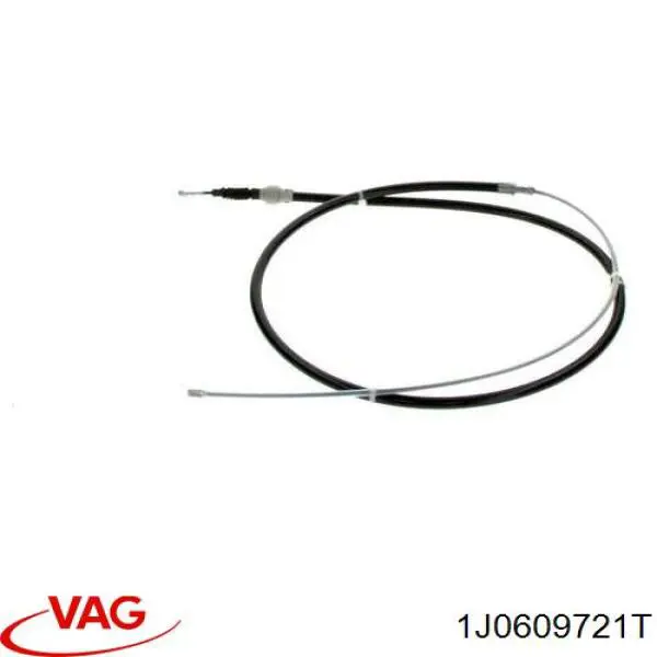 Трос ручного гальма задній, правий/лівий 1J0609721T VAG