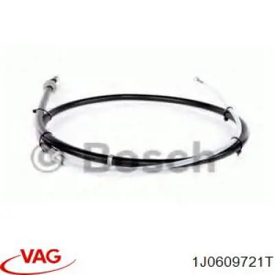 Трос ручного гальма задній, правий/лівий VAG 1J0609721T ціна, від 8.26 USD