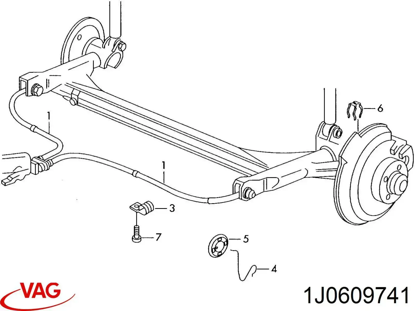  VAG 1J0609741 ціна, від 1.27 USD