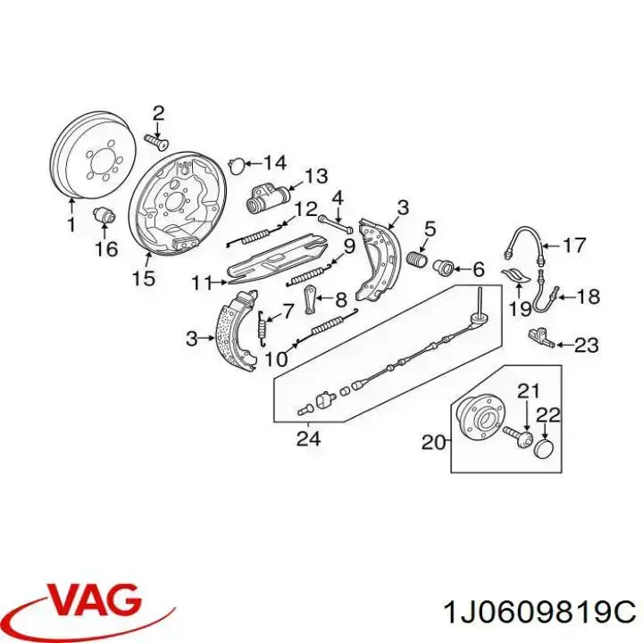  1J0609819 VAG