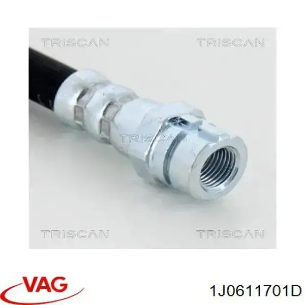 Шланг гальмівний передній VAG 1J0611701D ціна, від 15.75 USD