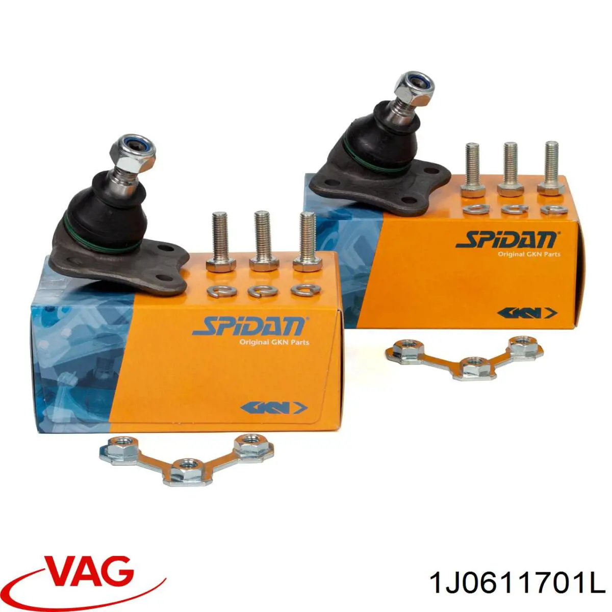 Купити 1J0611701L VAG Гальмівні шланги передні