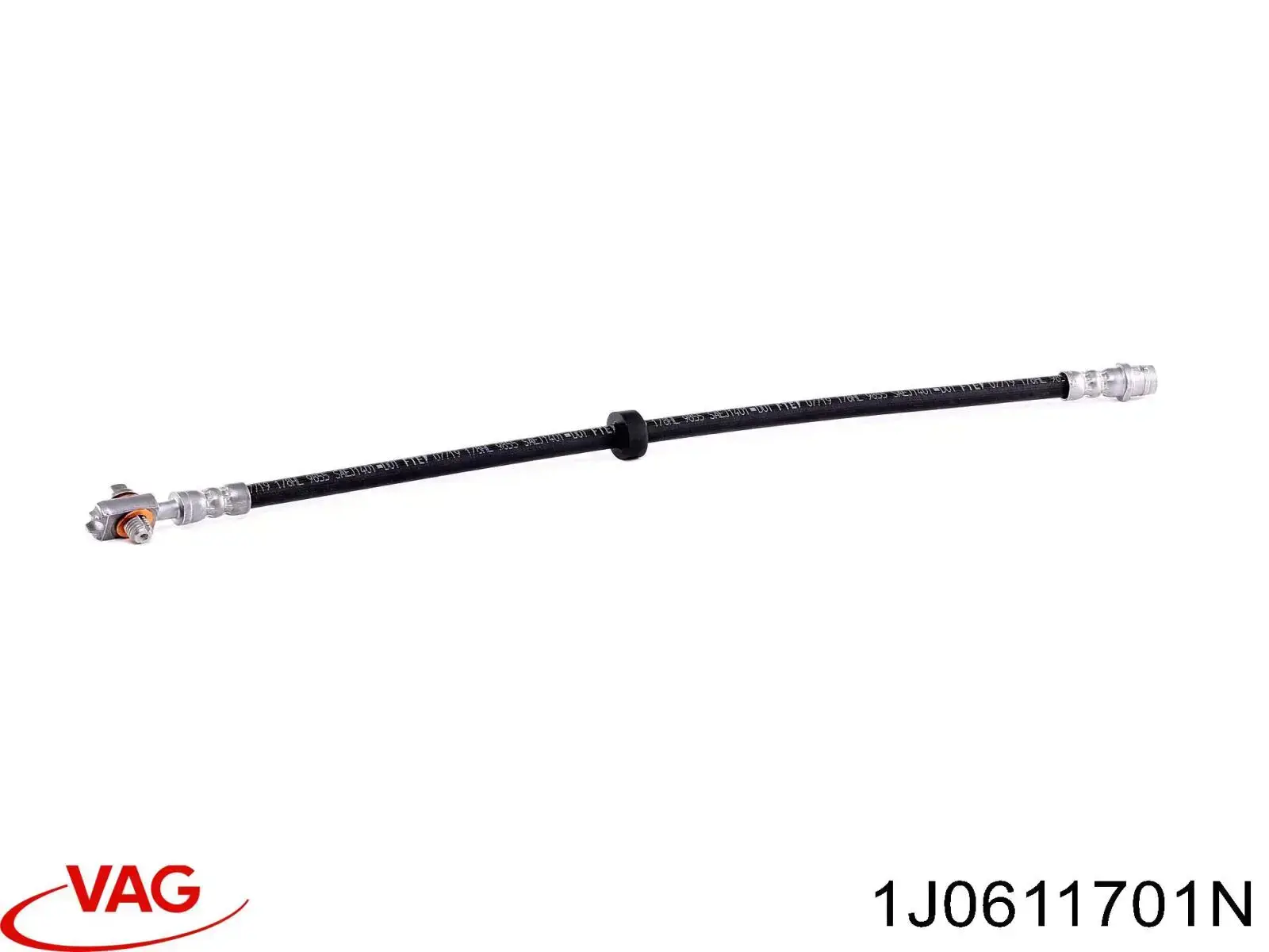 Шланг гальмівний передній VAG 1J0611701N ціна, від 6.73 USD