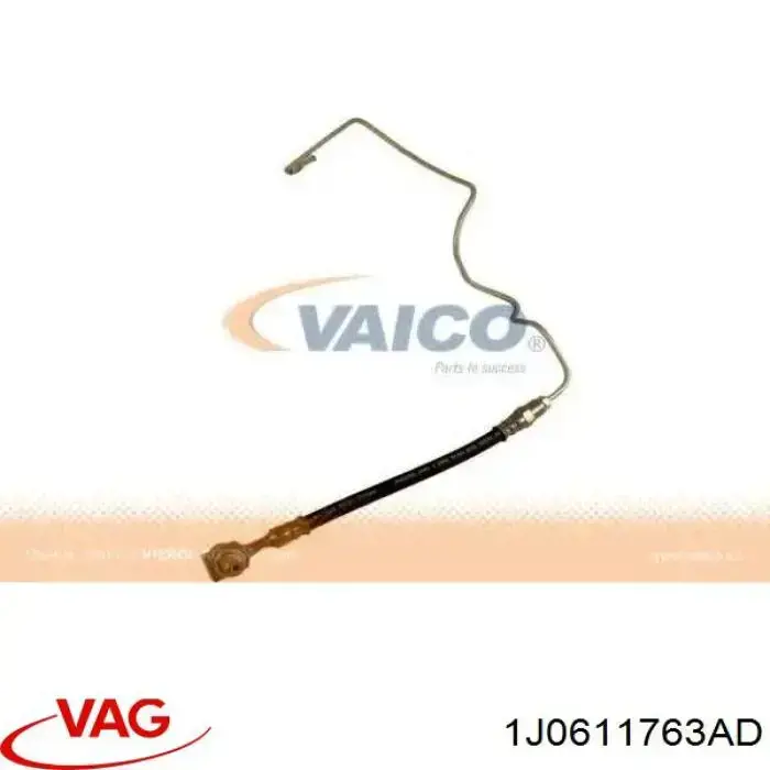 Купити 1J0611763AD VAG Шланг гальмівний задній, лівий