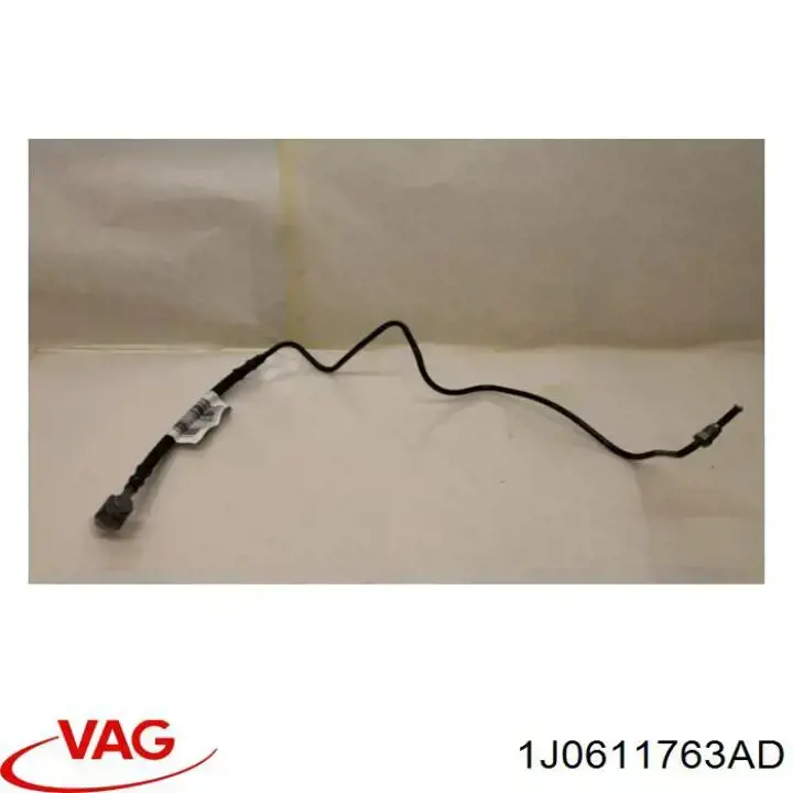 Шланг гальмівний задній, лівий 1J0611763AD VAG