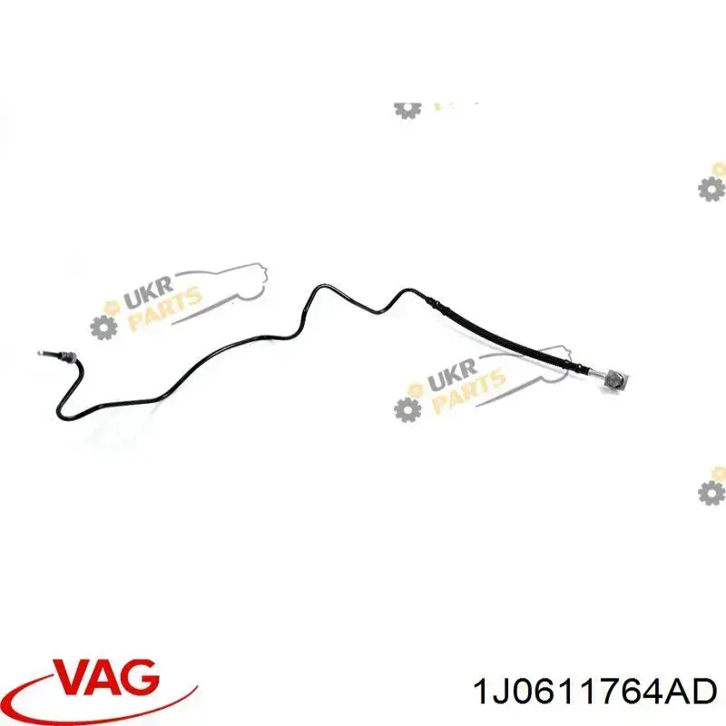 Шланг гальмівний задній, правий VAG 1J0611764AD