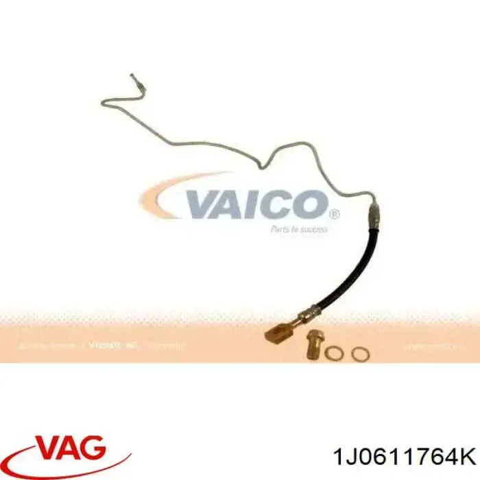 1J0611764K VAG Шланг гальмівний задній, правий