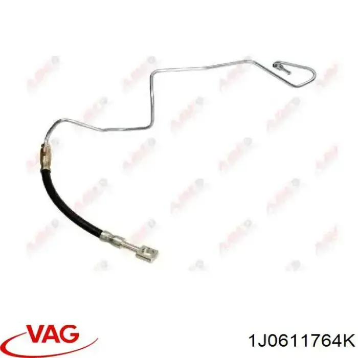 Шланг гальмівний задній, правий VAG 1J0611764K ціна, від 14.17 USD