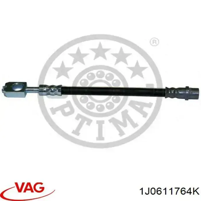 Купити 1J0611764K VAG Шланг гальмівний задній, правий