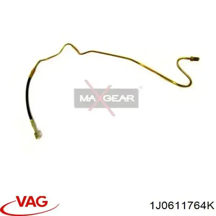 Шланг гальмівний задній, правий VAG 1J0611764K ціна, від 14.17 USD