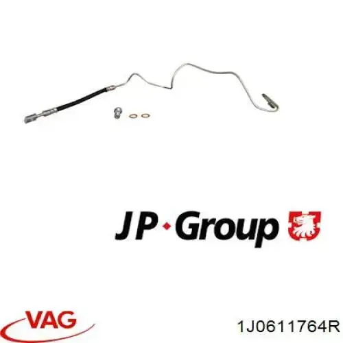 Шланг гальмівний задній, правий VAG 1J0611764R ціна, від 18.97 USD