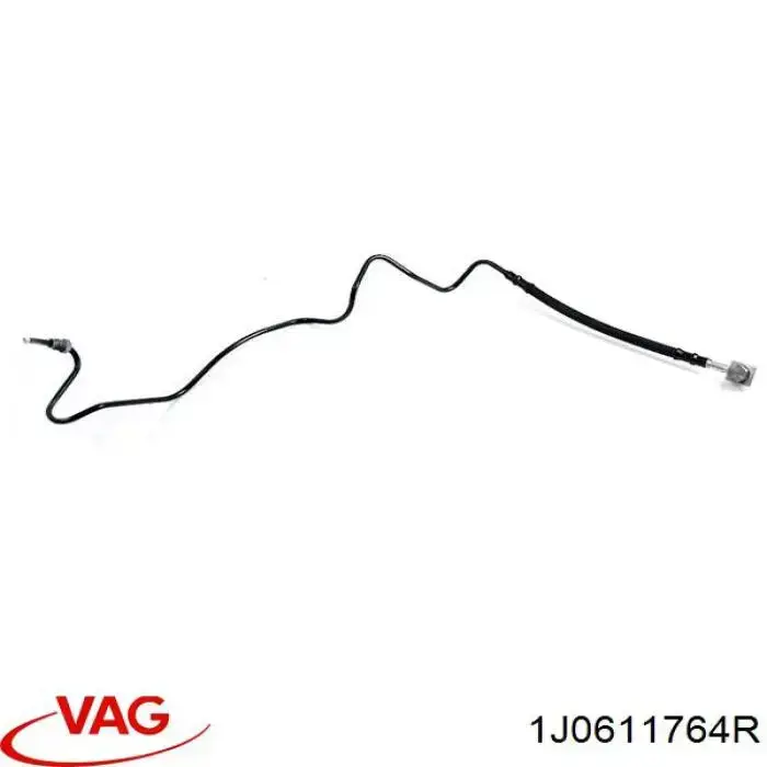 Купити 1J0611764R VAG Шланг гальмівний задній, правий